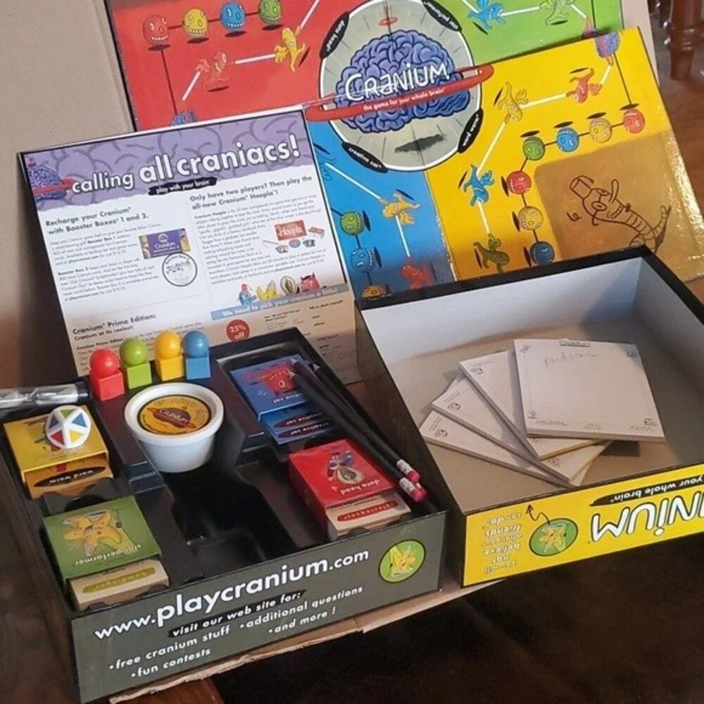 Cranium Board Game • VG/EUC • Missing Die & Dough • 2002 Edition